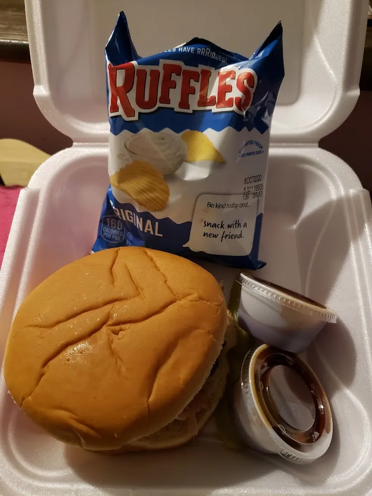 Large Pulled Pork BBQ Sandwich